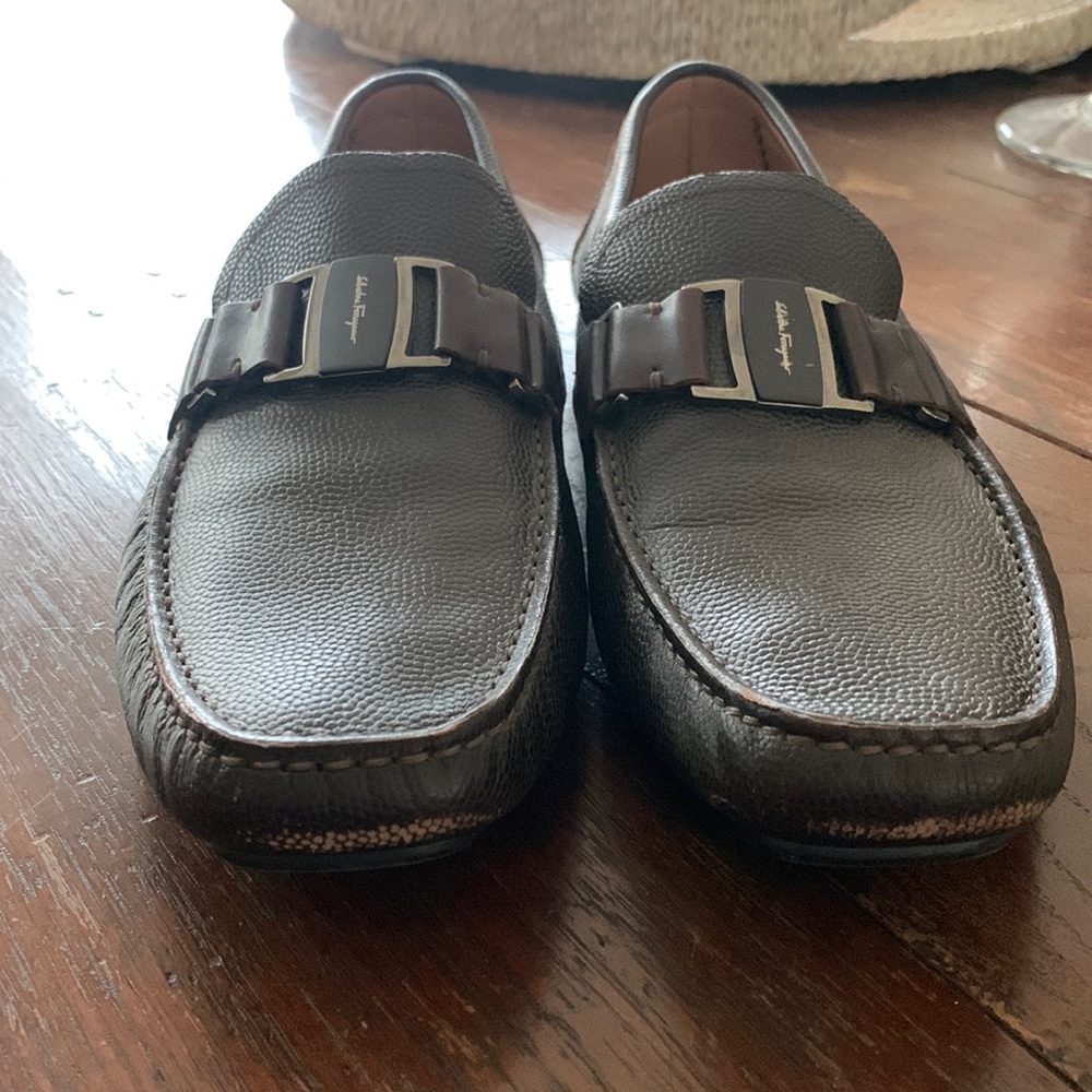 Salvatore Ferragamo Men's Brown Loafers